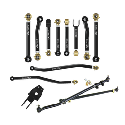 Jeep Grand Cherokee ZJ 93-98 12pc Camp Series Adjustable Control Arm, Track Bar, Steering Kit