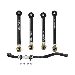 Dodge Ram 2500 03-07 5pc Trail Series Front Adjustable Control Arm, Track Bar Kit
