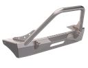 Jeep JL,JT,JK Artec Sentinel Front Bumper with Hoop - Bare Steel