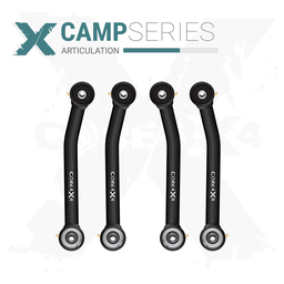 Jeep Wrangler TJ 97-06 LJ 04-06 4pc Camp Series Fixed Length Lower Control Arm Kit