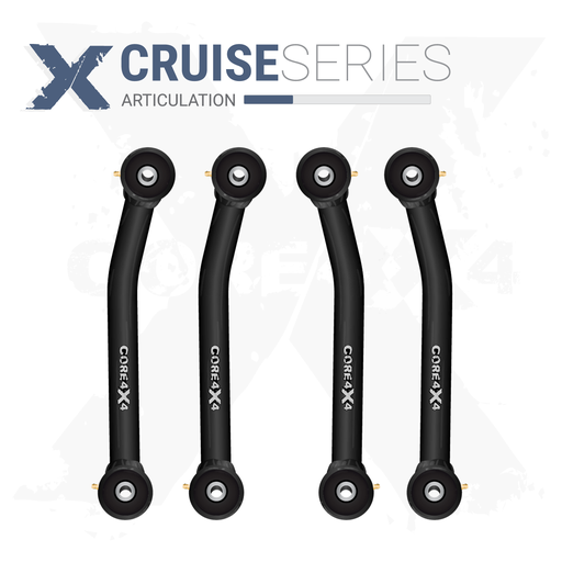 [CRS-J-TJLJ-FXD-LS4] Jeep Wrangler TJ 97-06 LJ 04-06 4pc Cruise Series Fixed Length Lower Control Arm Kit