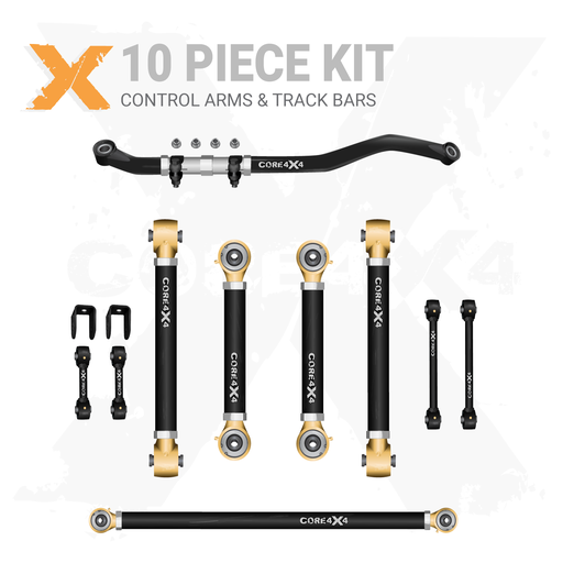 [R-25-2014-K10] Ram 2500 14-24 10 pc Adjustable Rear Control Arms, End Links, Track Bar Kit