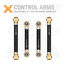 Ram 2500 14-24 4pc Rear Adjustable Control Arm Kit