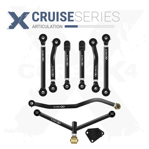 [CRS-J-WJ-K8] Jeep Grand Cherokee WJ 99-04 8pc Cruise Series Adjustable Control Arm, Track Bar Kit