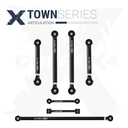 Ram 1500 09+ 7pc Town Series Rear Adjustable Control Arm, Track Bar, End Link Kit