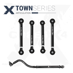 Dodge Ram 1500 00-02 5pc Town Series Front Adjustable Control Arm, Track Bar Kit