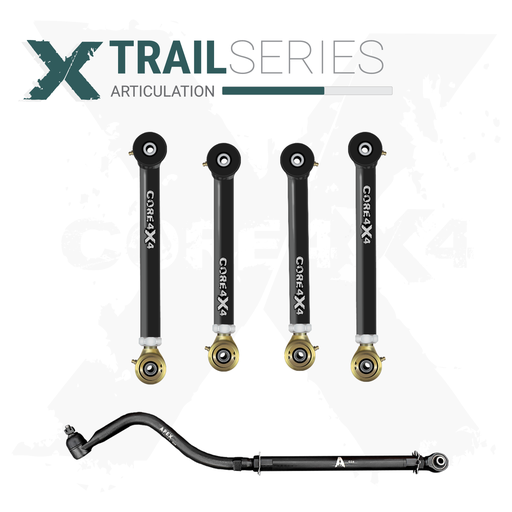 [TRL-D-35-2000-K5] Dodge Ram 3500 00-02 5pc Trail Series Front Adjustable Control Arm, Track Bar Kit