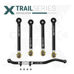 Dodge Ram 3500 08-09 5pc Trail Series Front Adjustable Control Arm, Track Bar Kit