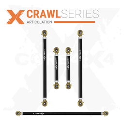 Toyota FJ Cruiser 07-14 5pc Crawl Series Rear Adjustable Control Arm, Track Bar Kit