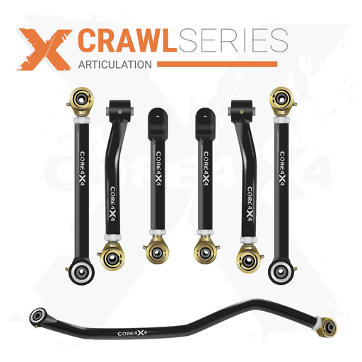 [CRL-J-WJ-K7] Jeep Grand Cherokee WJ 99-04 7pc Crawl Series Adjustable Control Arm, Track Bar Kit