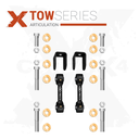 Dodge Ram 3500 08-09 2pc Tow Series Front Fixed Length End Links