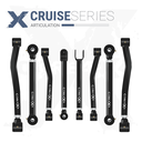 Jeep Wrangler JL / JLU 18+ 8pc Cruise Series Adjustable Control Arm Kit