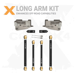 Jeep Wrangler JK / JKU 07-18 6pc Rear Adjustable Heavy-Duty Kit Long Arm Upgrade Kit