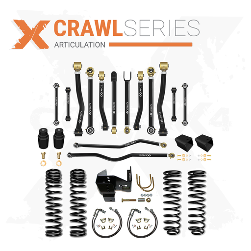 [CRL-J-JK-LK] Jeep Wrangler JK / JKU 07-18 Crawl Series 3.5" Lift Kit