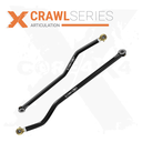 Jeep Wrangler JL / JLU 18+ 2pc Crawl Series Front, Rear Adjustable Track Bar Kit