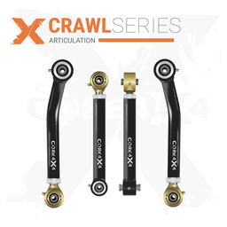Jeep Wrangler TJ 97-06 LJ 04-06 4pc Crawl Series Rear Adjustable Control Arm Kit