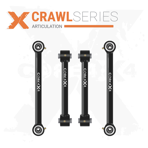 [CRL-J-JK-ELS4] Jeep Wrangler JK / JKU 07-18 4pc Crawl Series Fixed Length End Link Kit