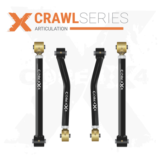 [CRL-J-JK-RS4] Jeep Wrangler JK / JKU 07-18 4pc Crawl Series Rear Adjustable Control Arm Kit