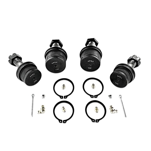 [KIT104] Apex Chassis Ford/Dodge Ram Super HD Ball Joint Kit Includes: 2 Upper & 2 Lower