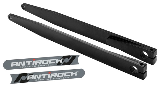 [RJ-232200-101] Antirock Fabricated Steel Sway Bar Arms, 21 in. Long, Slight Outward Bend, Incl. Stickers, Pair
