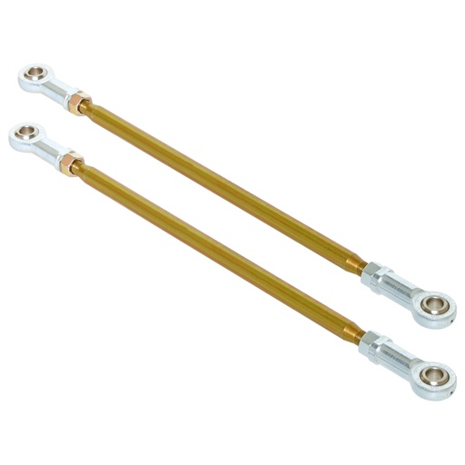 [RJ-253200-101] Antirock Sway Bar End Link Kit (15 1/2 in. Long Rods w/ Heims and Jam Nuts, pair)