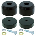 RockJock Bump Stop Kit, JK Front, Incl. Billet Aluminum Spacers, Urethane RockJock Bump Stops, Hardware