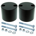 RockJock Bump Stop Kit, JK Rear, Incl. Billet Aluminum Spacers, Urethane RockJock Bump Stops, Hardware