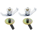 RockJock Coil Spring Retainer Kit, JK Rear, Set