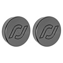 RockJock Frame Tube Plugs for JL/JT Frame, Front, CNC Machined Black Delrin