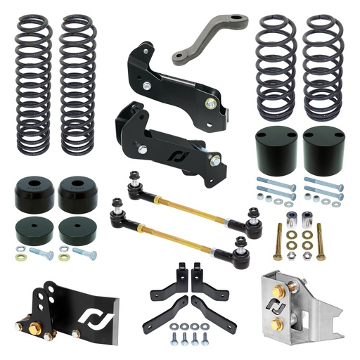 [RJ-JK2DR0-103] RockJock Driver Lift Kit for JK Wrangler (2-door), 4 in. lift
