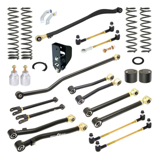 [RJ-JLD001-101] RockJock Pro Edition Johnny Joint Suspension System for JL Wrangler w/ Diesel engine, 3.5 in. lift