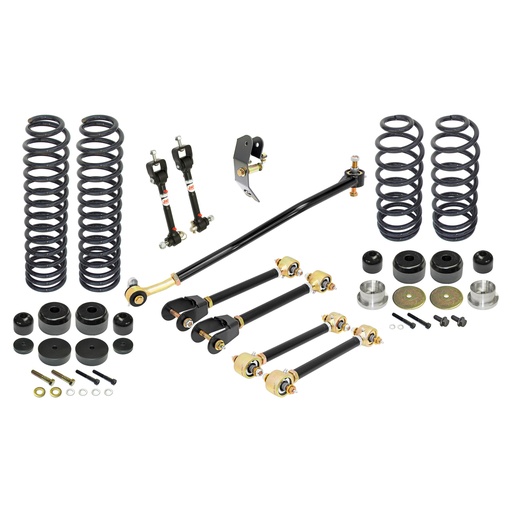 [RJ-TJ0000-101] RockJock Sport Edition Johnny Joint Suspension System for TJ, 4 in. lift