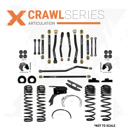 [CRL-J-JT-LK45] Jeep Gladiator JT 20+ 4.5" Crawl Series Lift Kit