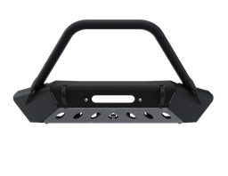 JK JL JT ARTEC HIGH CLEARANCE FRONT BUMPER with HOOP Black Powdercoat