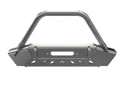 JK JL JT ARTEC HIGH CLEARANCE FRONT BUMPER with HOOP Raw Steel