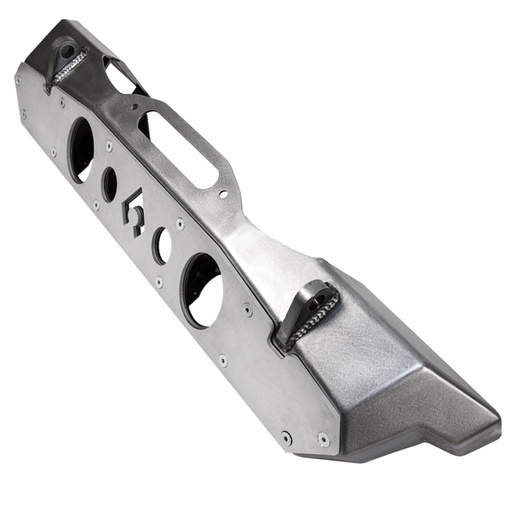 [JJ8000] Nighthawk Front Bumper w- Aluminum Skid for JK, JL, & JT - Bare Steel