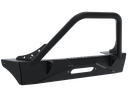 Jeep JL,JT,JK Sentinel Front Bumper with Hoop - Black Powder Coat Artec Industries