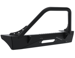 Jeep JL,JT,JK Sentinel Front Bumper with Hoop - Black Powder Coat Artec Industries